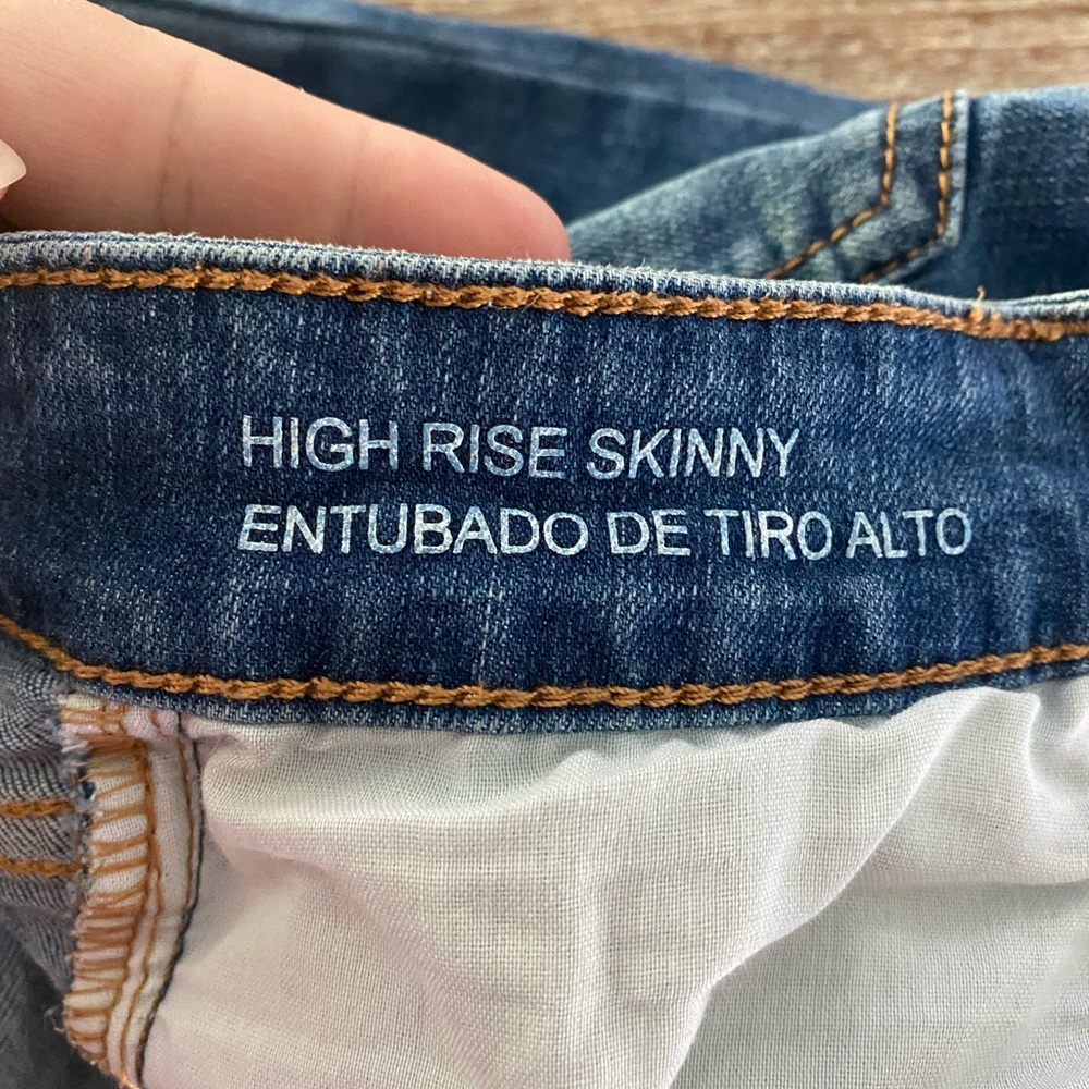 Wild Fable High Rise Skinny Distressed Jeans - Picture 6 of 7